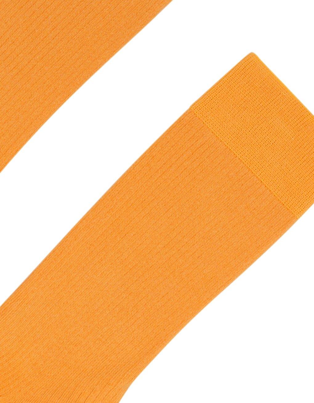 Calcetín Colorful Standard Clásico Orgánico - Sunny Orange - ECRU