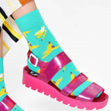 Calcetines 1/2 Crew Banana Break - ECRU