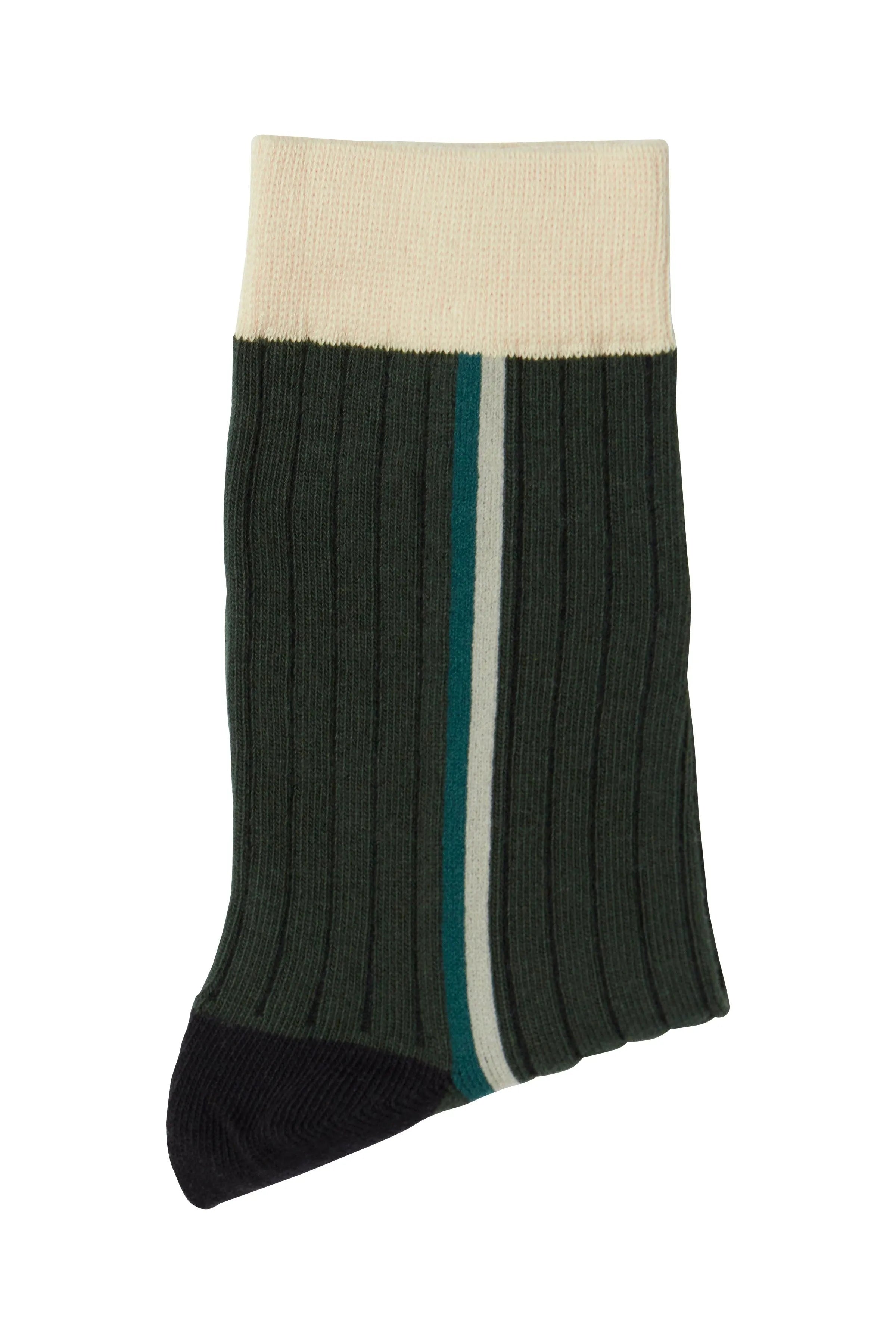 Calcetines Abelone Kombu Green - ECRU