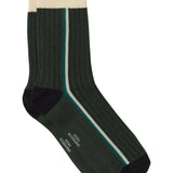 Calcetines Abelone Kombu Green - ECRU