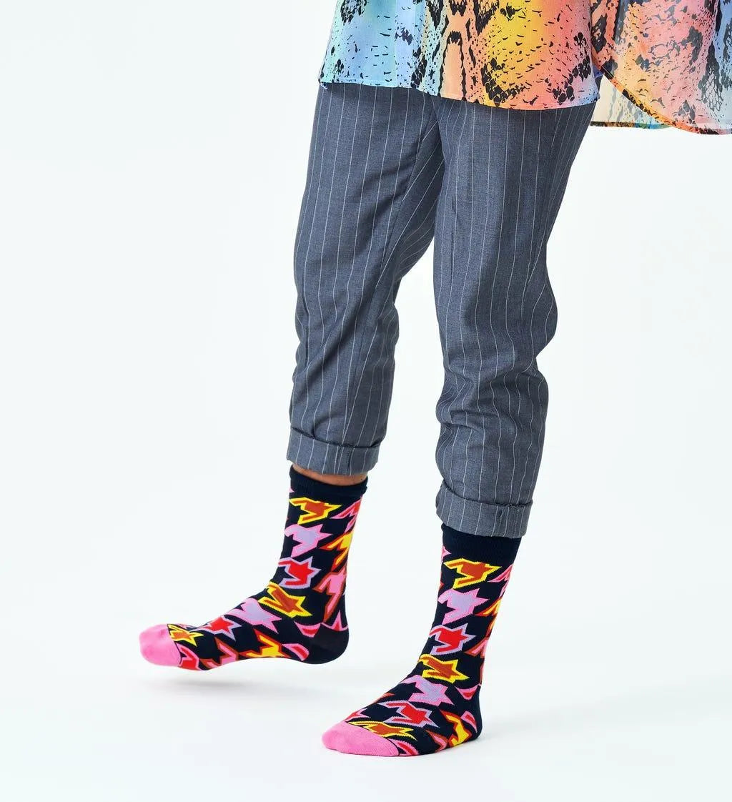 Calcetines Dog Tooth - ECRU