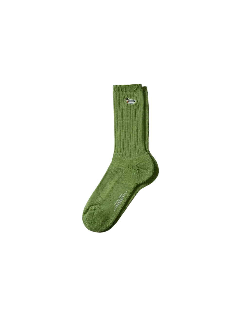 Calcetines Duck Plain Green - ECRU