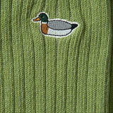 Calcetines Duck Plain Green - ECRU