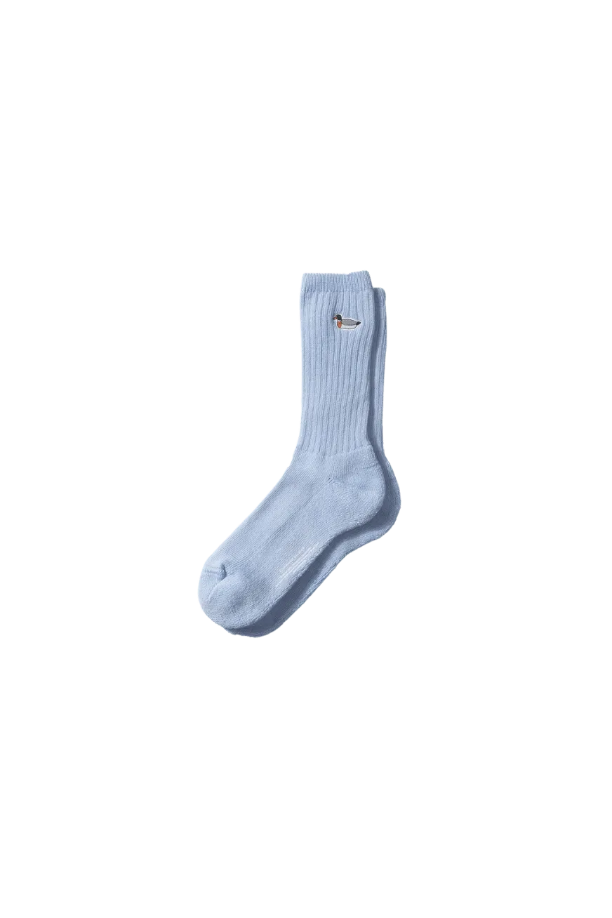 Calcetines Duck Plain Light Blue - ECRU
