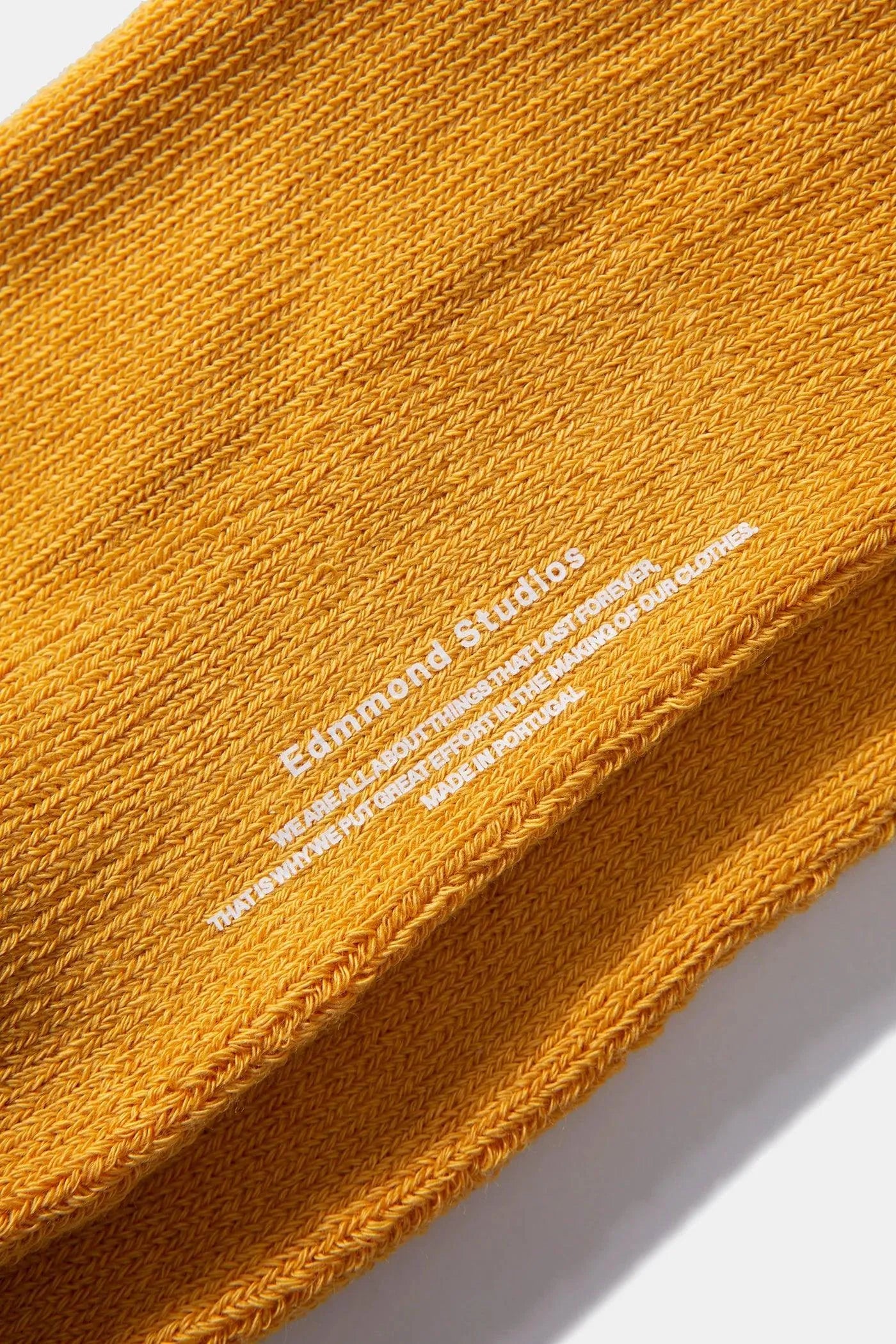 Calcetines Duck Plain Mustard - ECRU