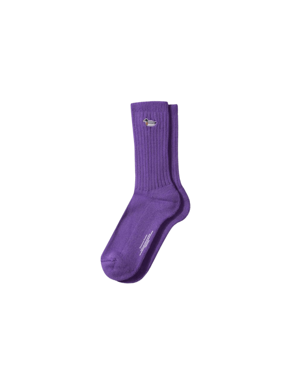 Calcetines Duck Plain Purple - ECRU