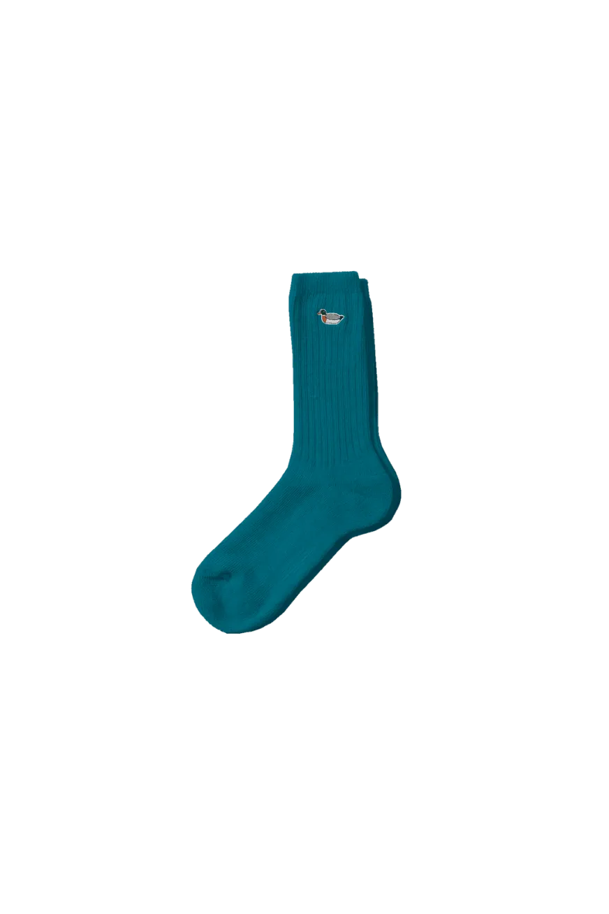 Calcetines Duck Plain Turquoise - ECRU
