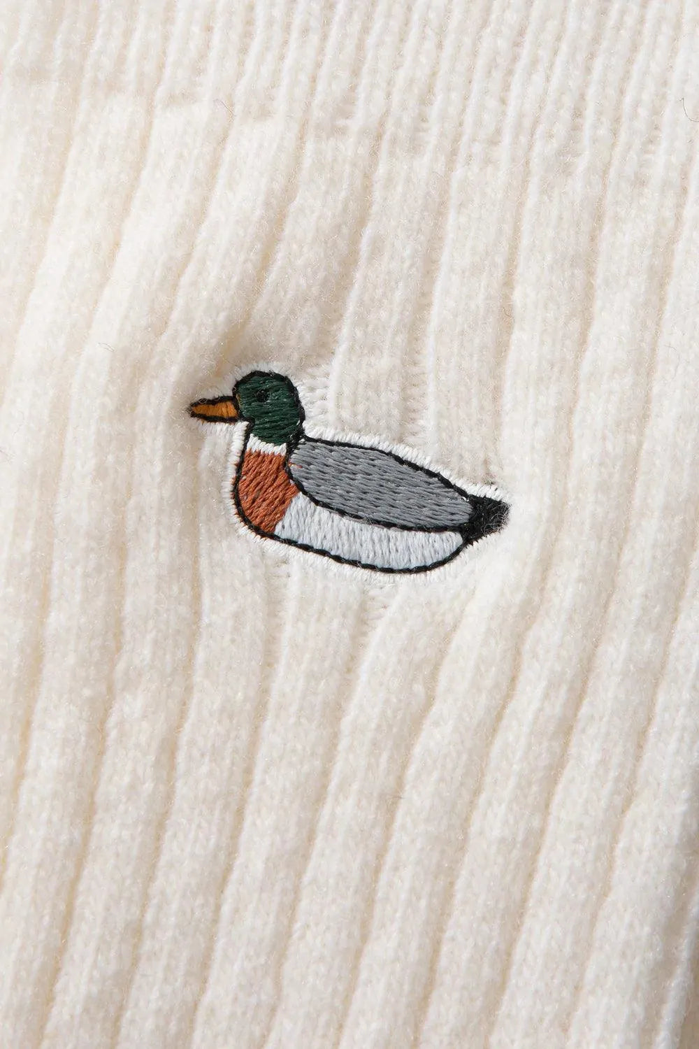 Calcetines Duck Plain White - ECRU