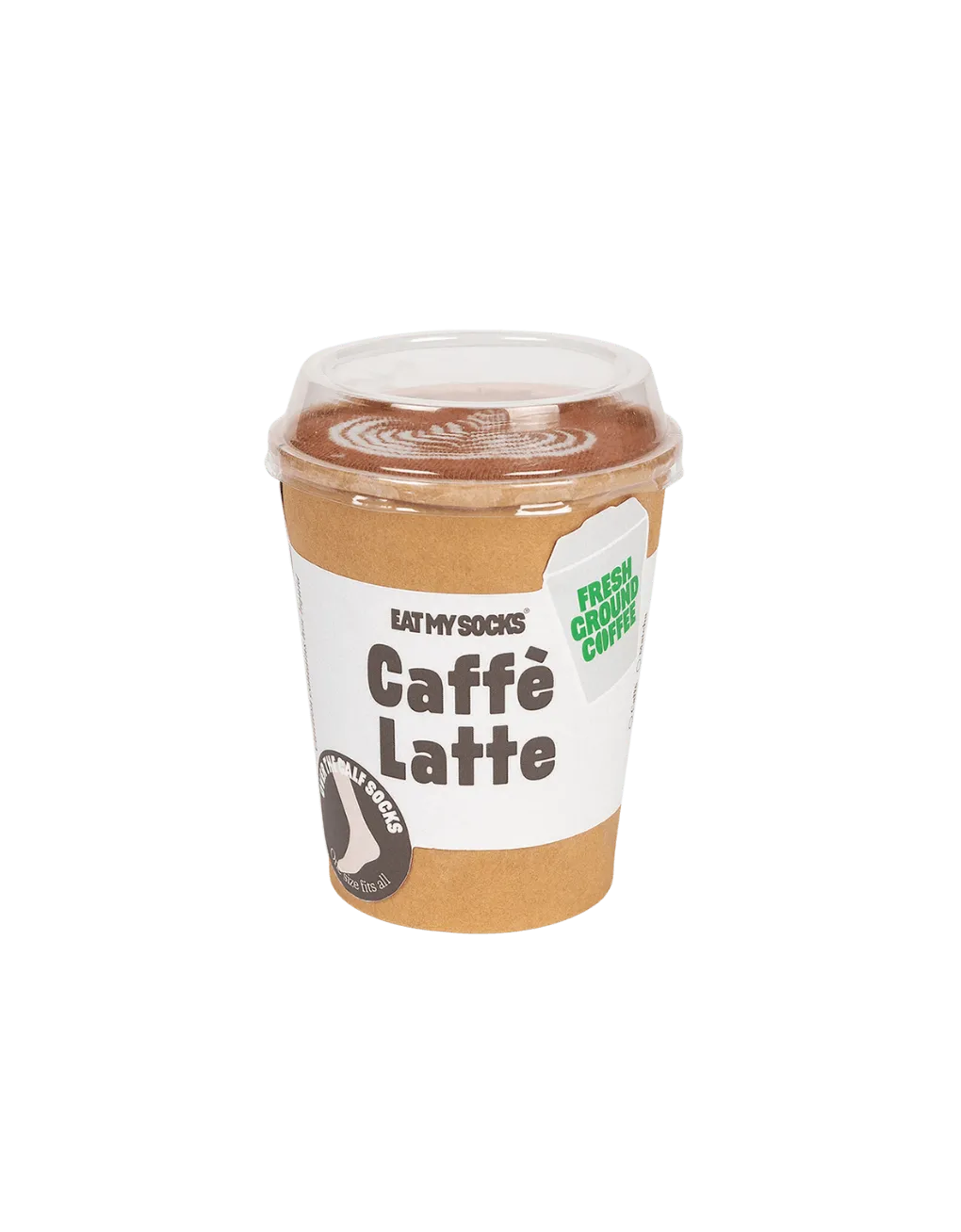 Calcetines Eat My Socks Caffé Latte - ECRU