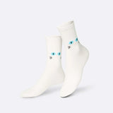 Calcetines Eat My Socks Cat Walk White - ECRU