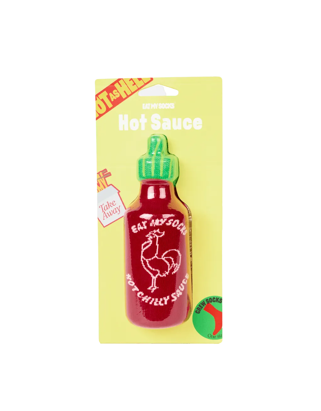 Calcetines Eat My Socks Hot Sauce - ECRU