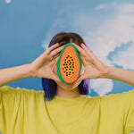 Calcetines Eat My Socks Juicy Papaya - ECRU