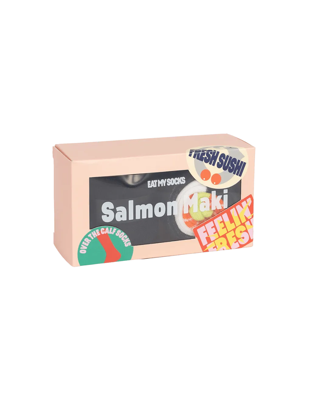 Calcetines Eat My Socks Salmon Maki - ECRU