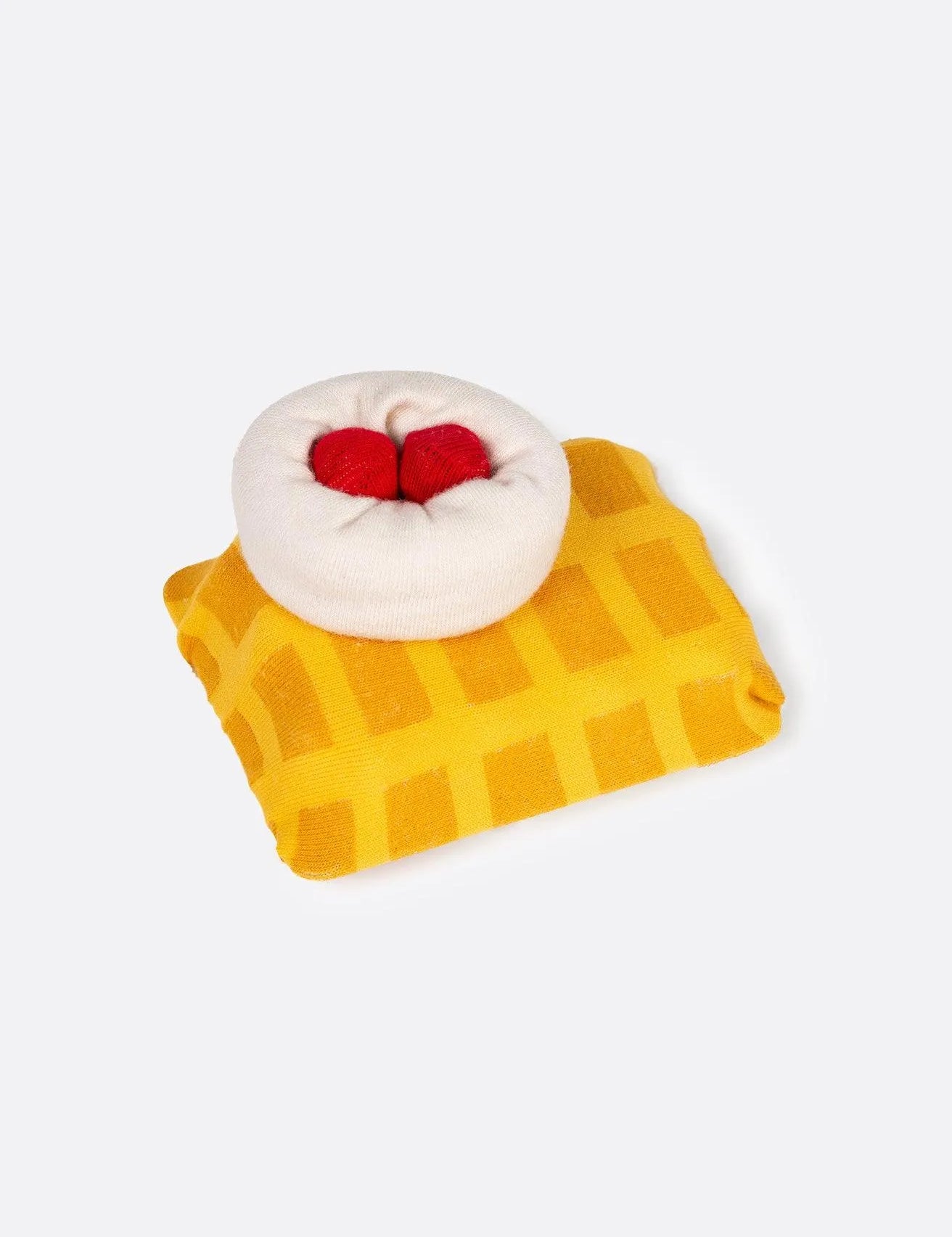 Calcetines Eat My Socks Sweet Waffle - ECRU