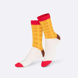 Calcetines Eat My Socks Sweet Waffle - ECRU