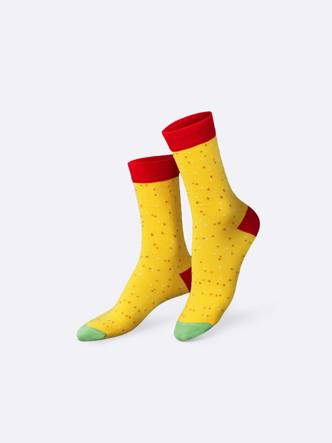 Calcetines Eat My Socks Tasty Nachos (2 Pares) - ECRU