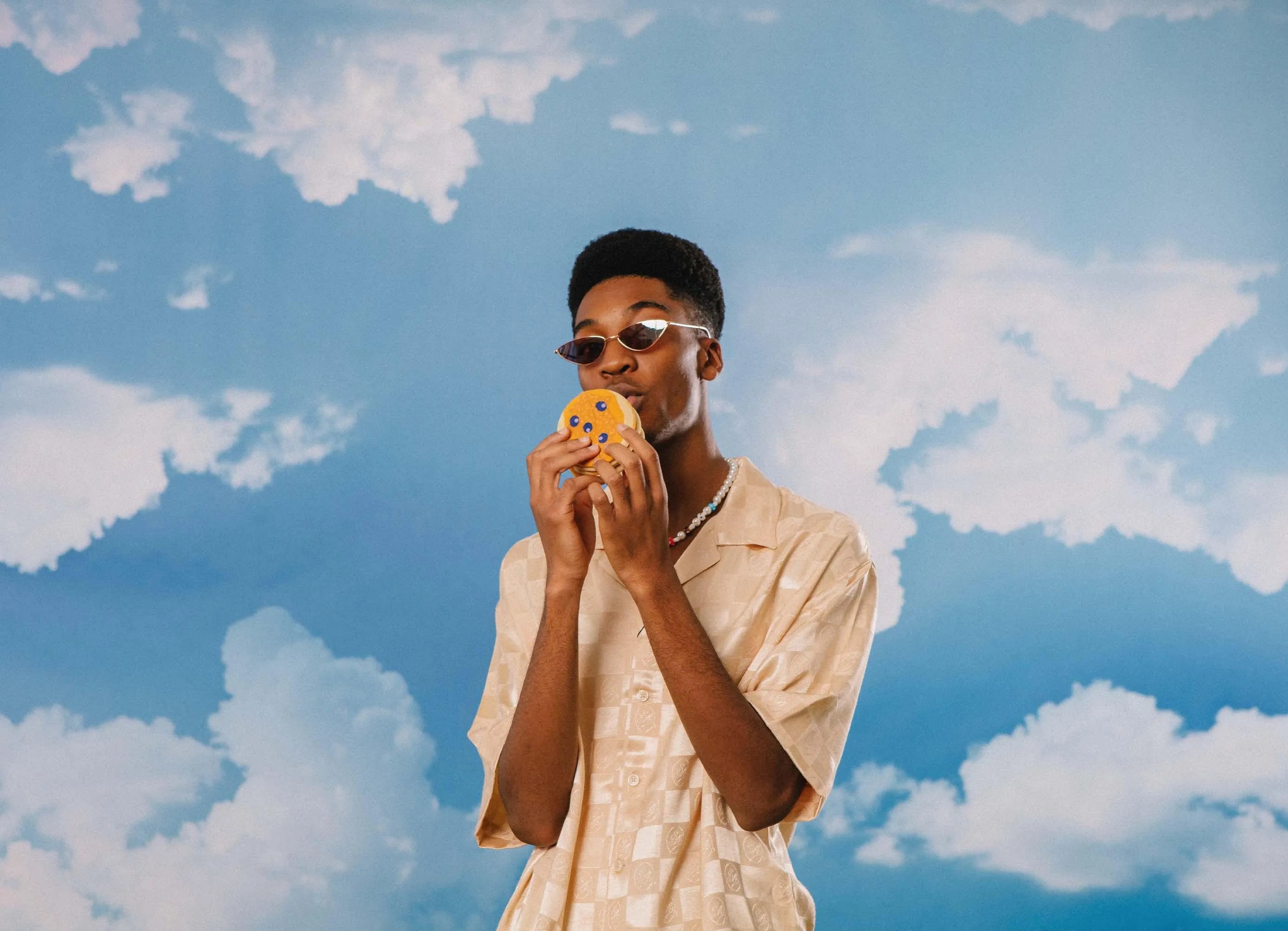 Calcetines Eat My Socks Todd's Pancakes - ECRU