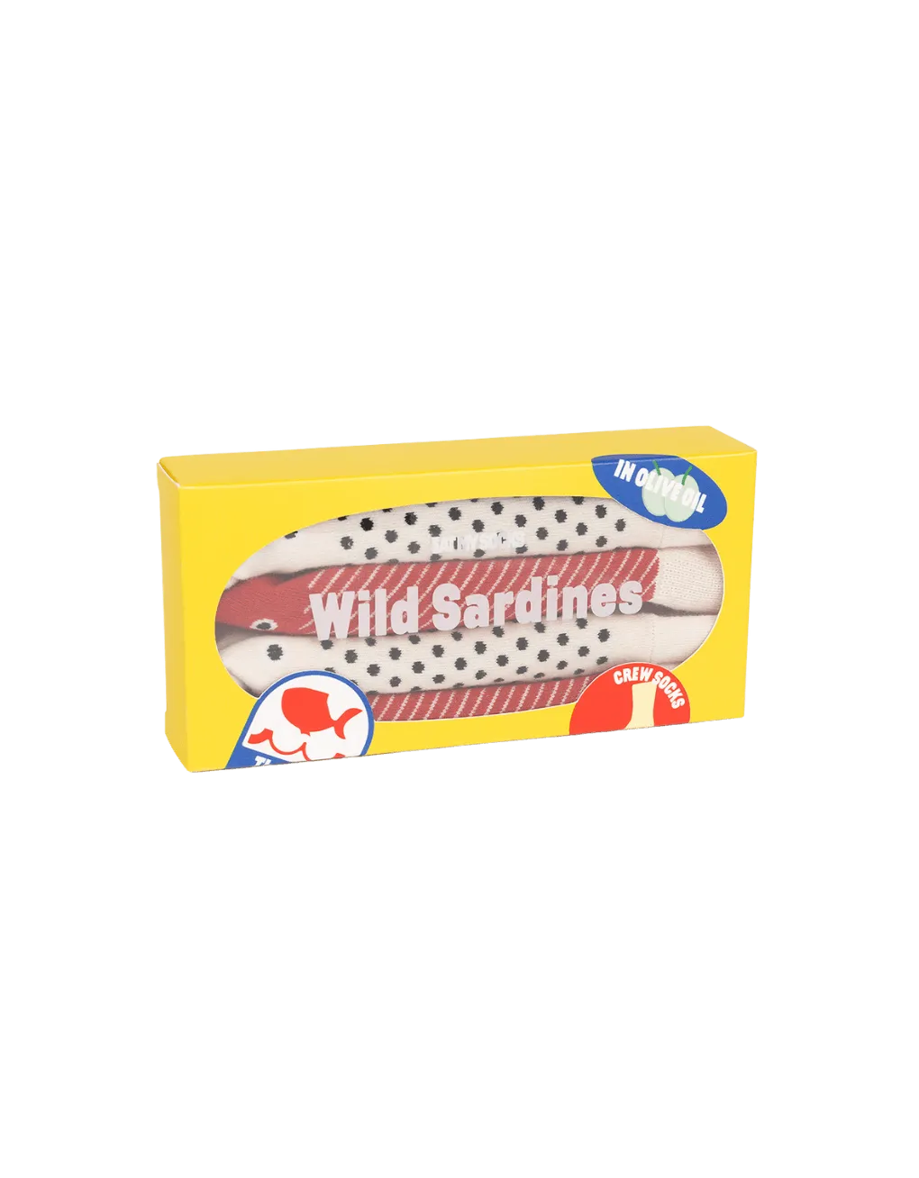 Calcetines Eat My Socks Wild Sardines - ECRU