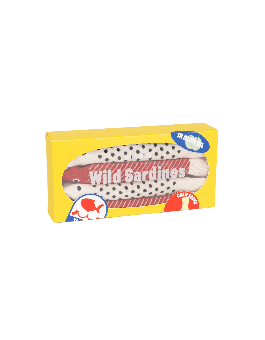Calcetines Eat My Socks Wild Sardines - ECRU