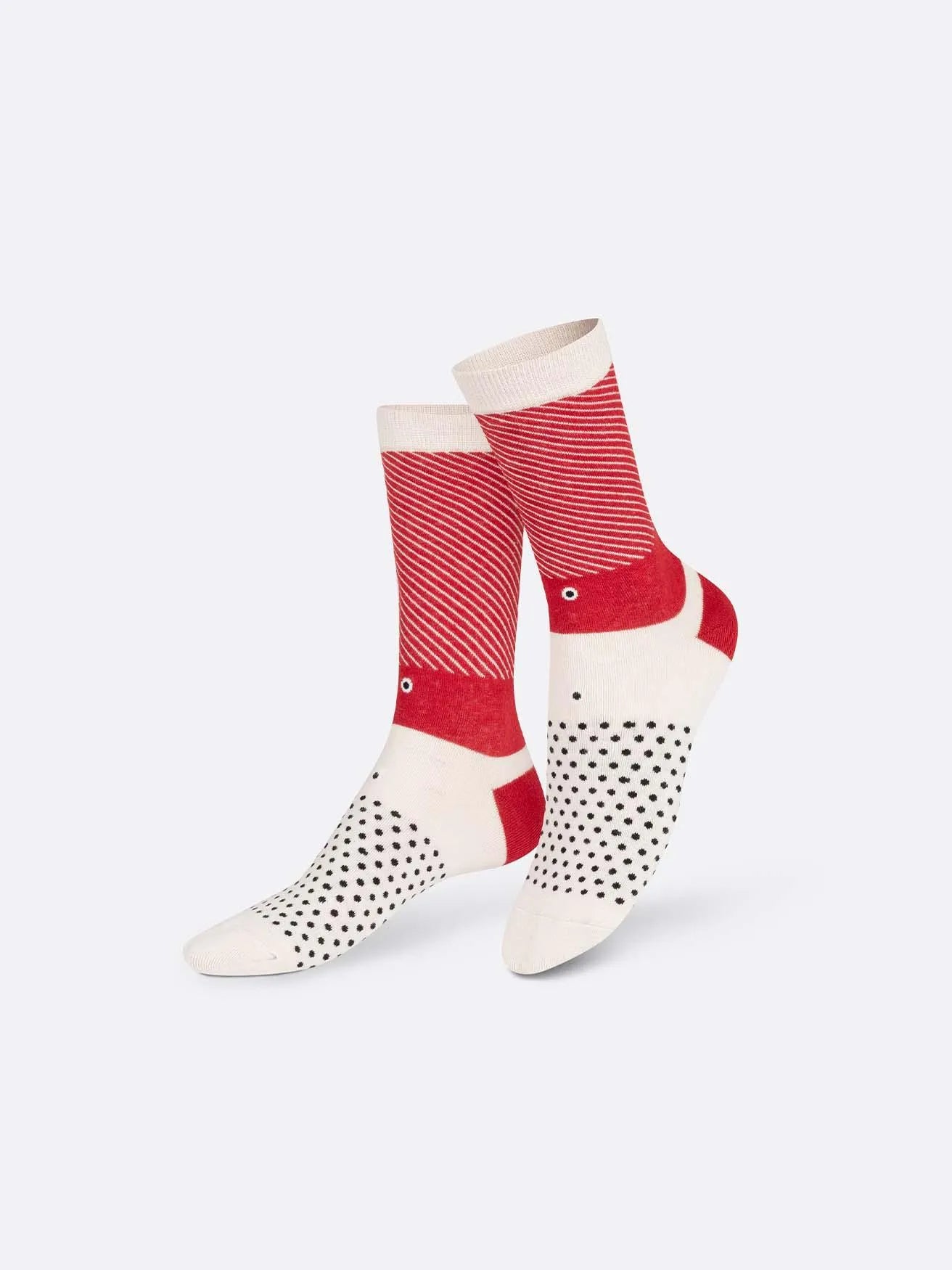 Calcetines Eat My Socks Wild Sardines - ECRU