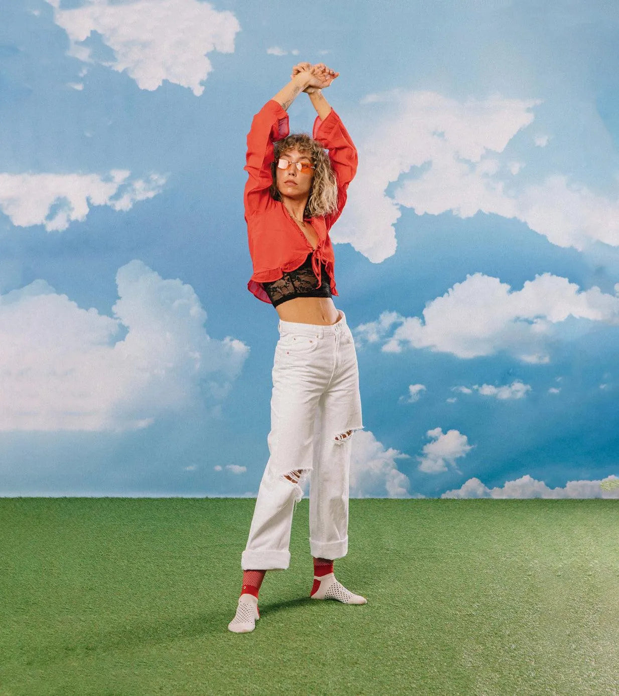 Calcetines Eat My Socks Wild Sardines - ECRU