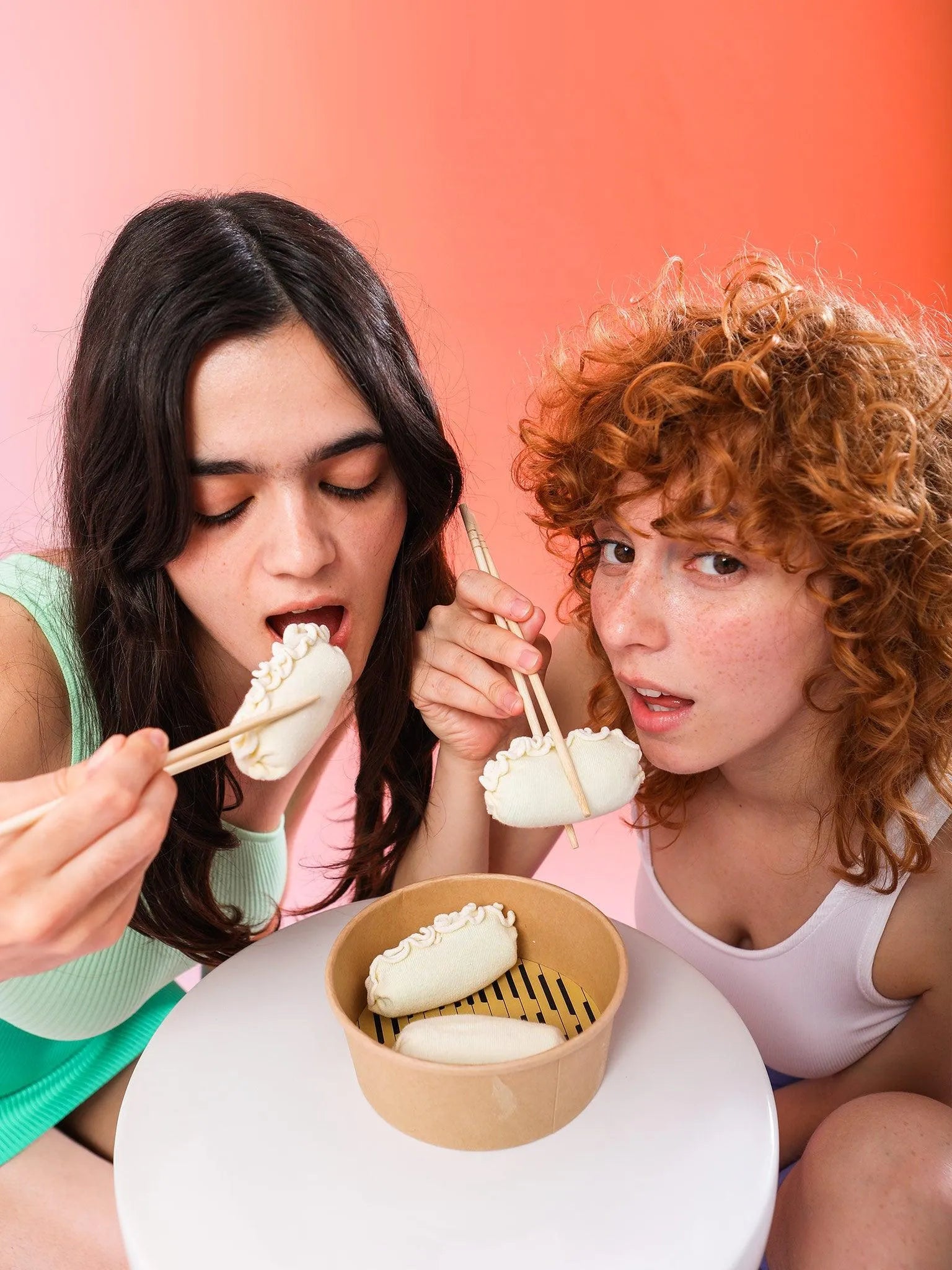 Calcetines Eat My Socks Yaki Gyoza 2 Pares - ECRU