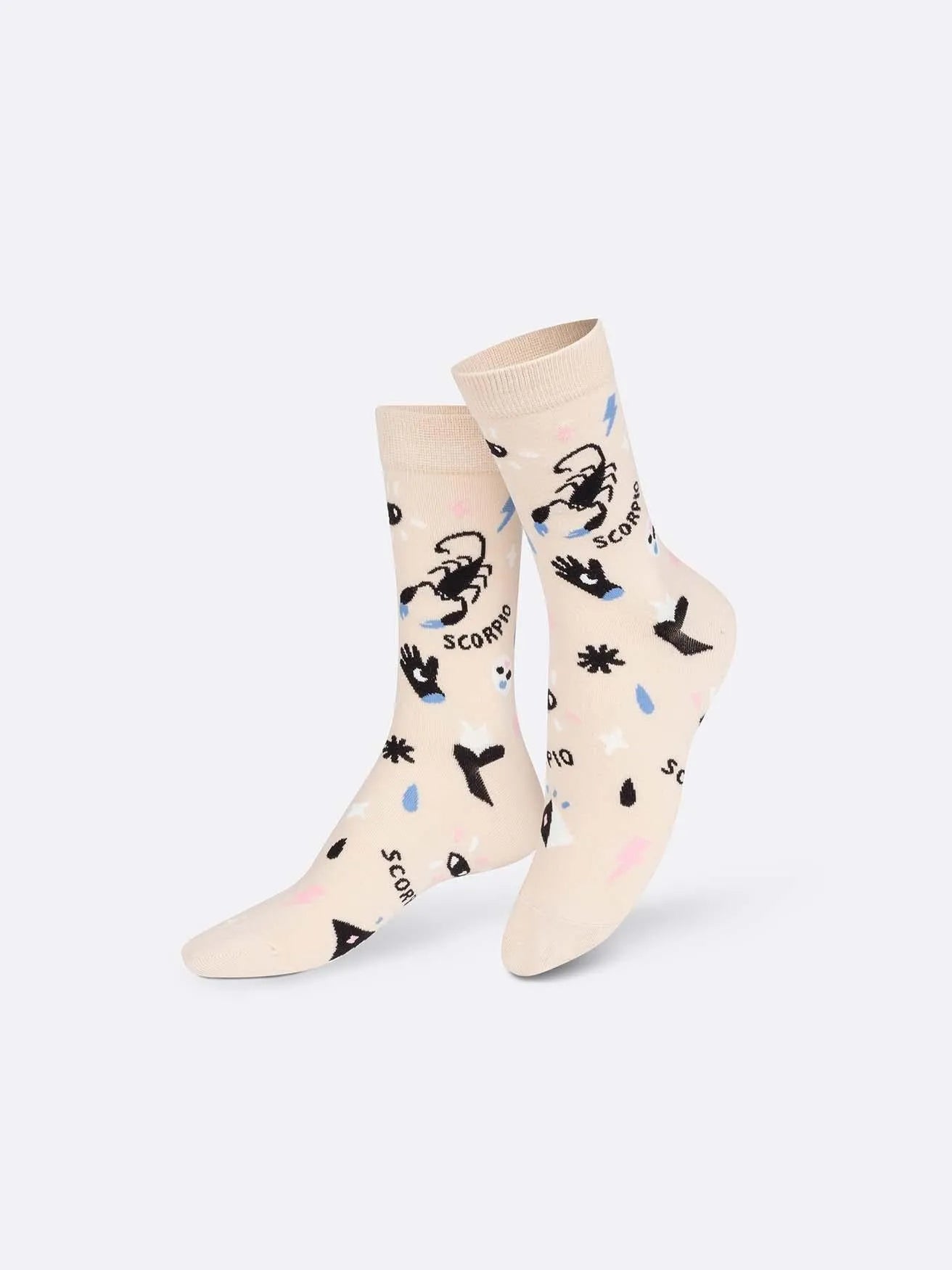 Calcetines Eat My Socks Zodiaco Escorpio - ECRU