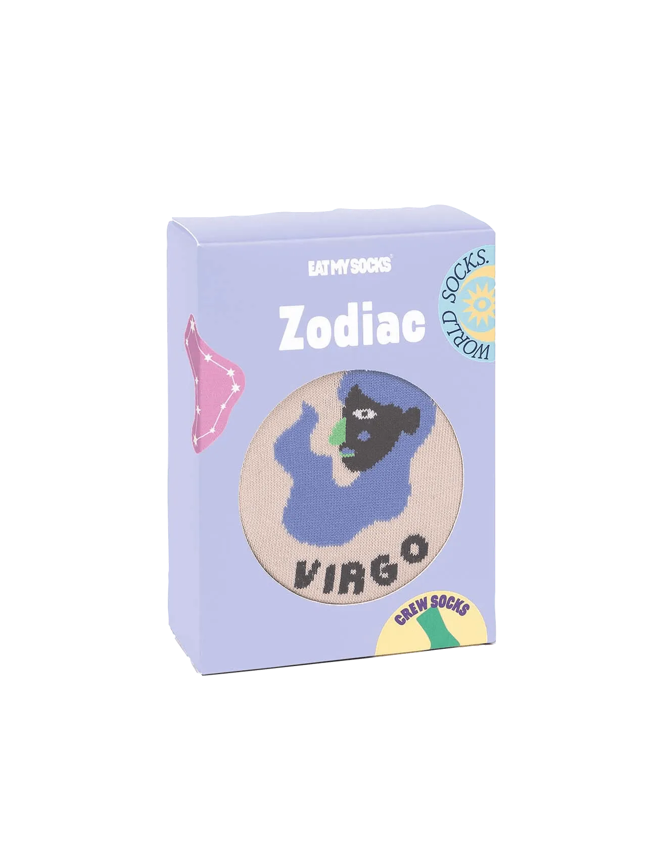 Calcetines Eat My Socks Zodiaco Virgo - ECRU