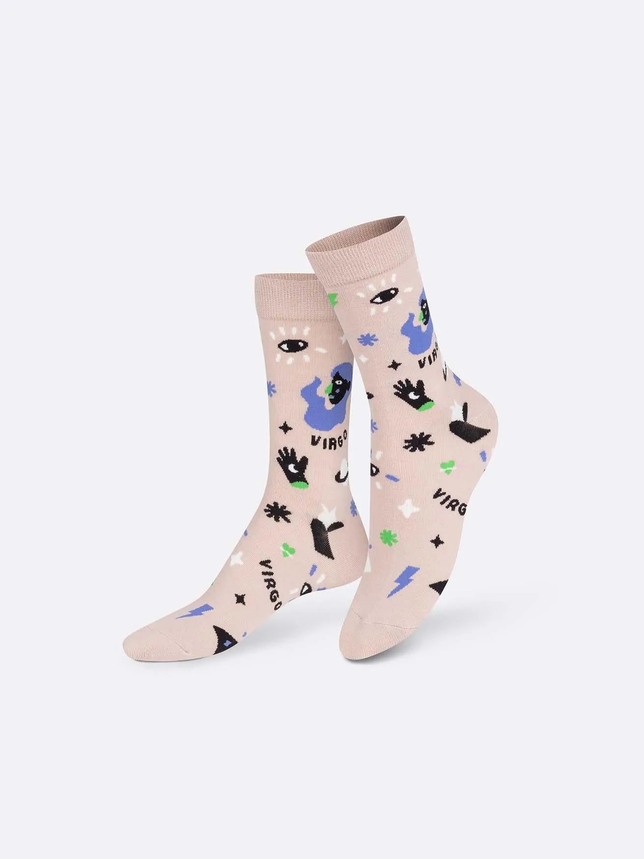 Calcetines Eat My Socks Zodiaco Virgo - ECRU