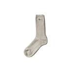 Calcetines Edmmond Studios Duck Plain Light Grey Melange - ECRU