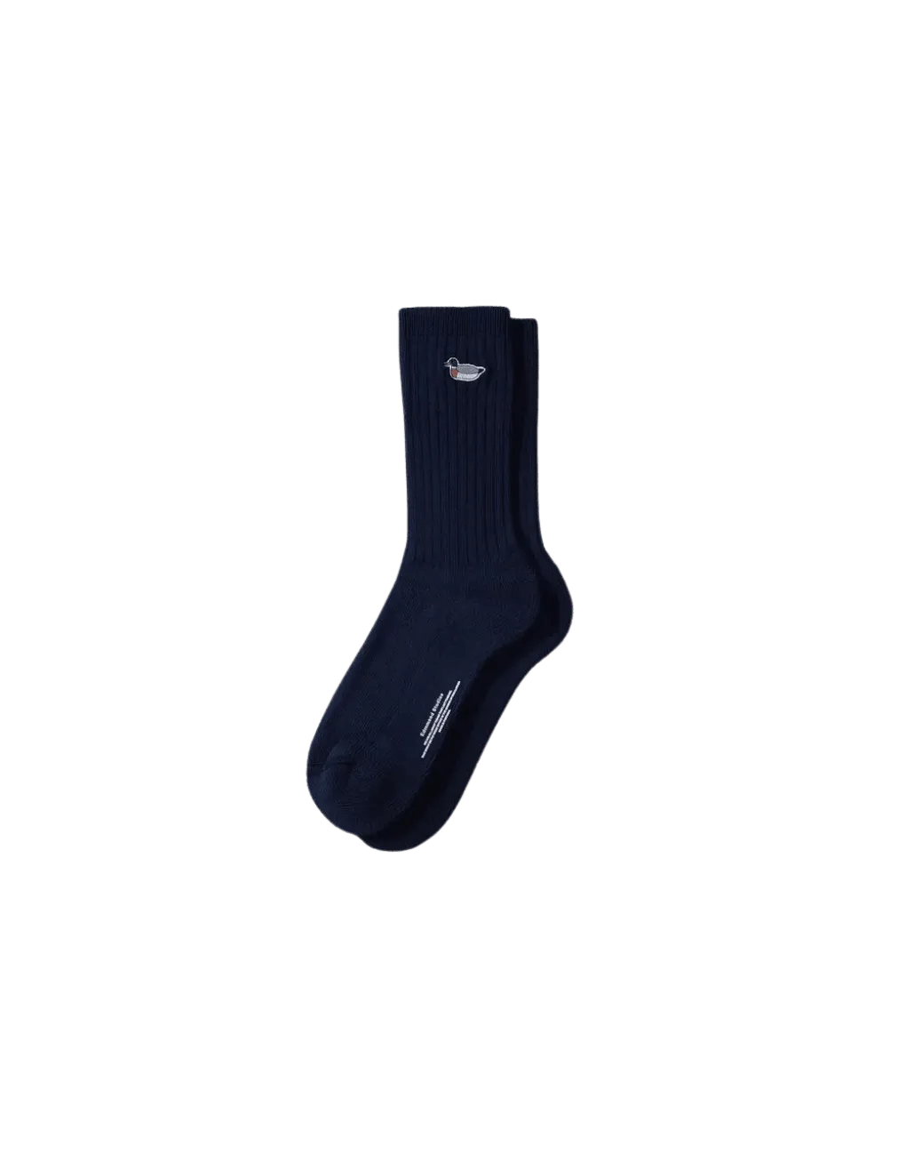 Calcetines Edmmond Studios Duck Plain Navy - ECRU