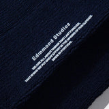 Calcetines Edmmond Studios Duck Plain Navy - ECRU