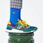 Calcetines Embroidery Hot Dog Dog - ECRU