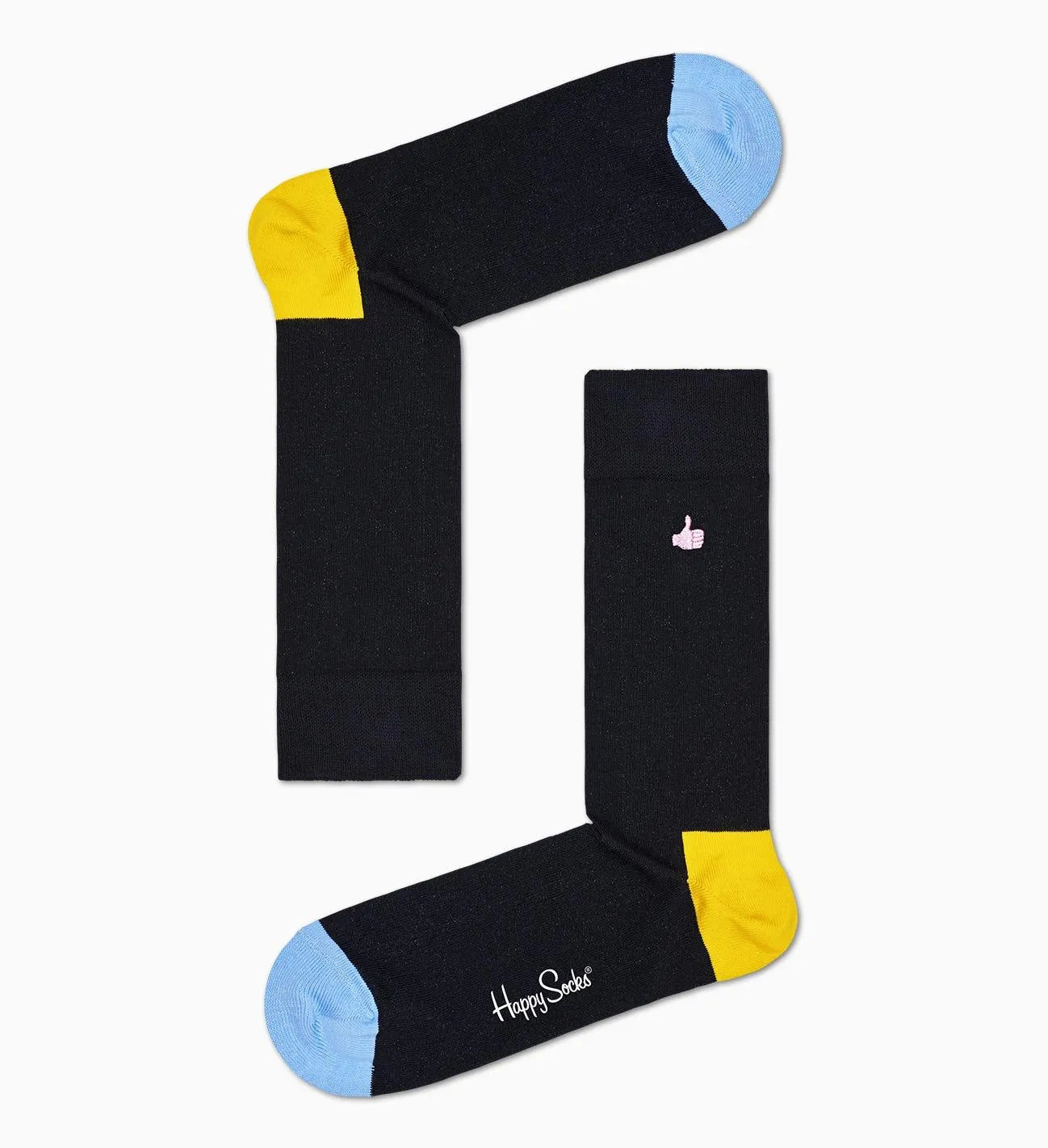 Calcetines Embroidery Thumbs Up - ECRU