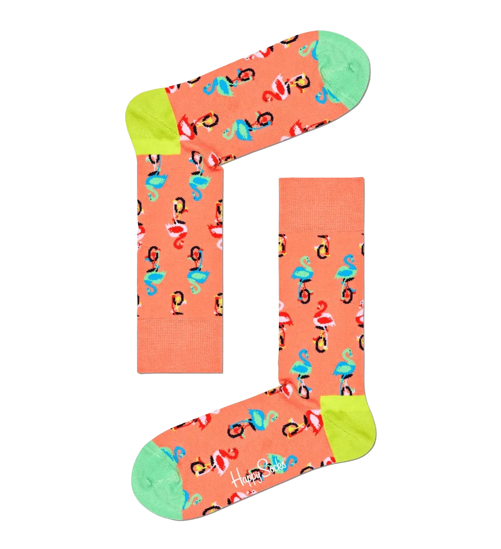 Calcetines Flamingo - ECRU