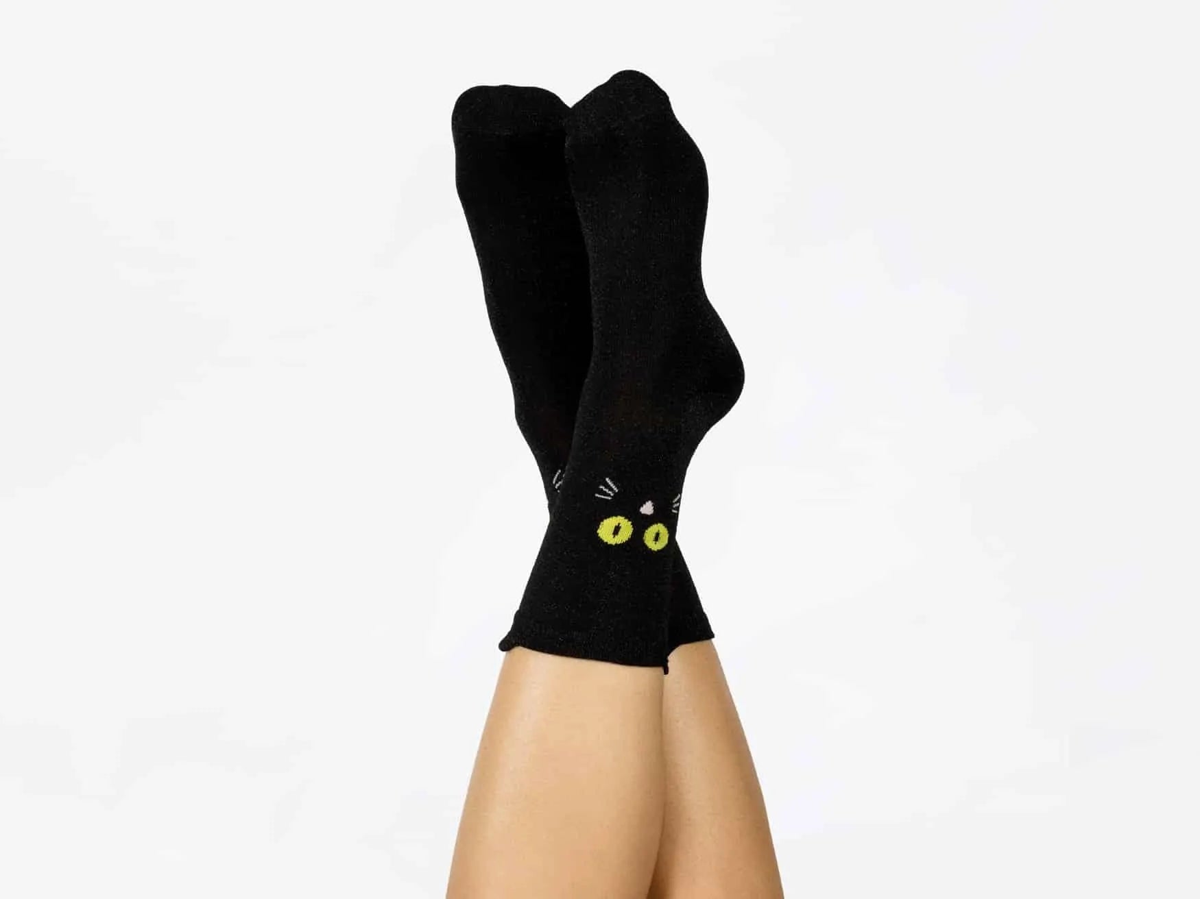 Calcetines Gato - ECRU