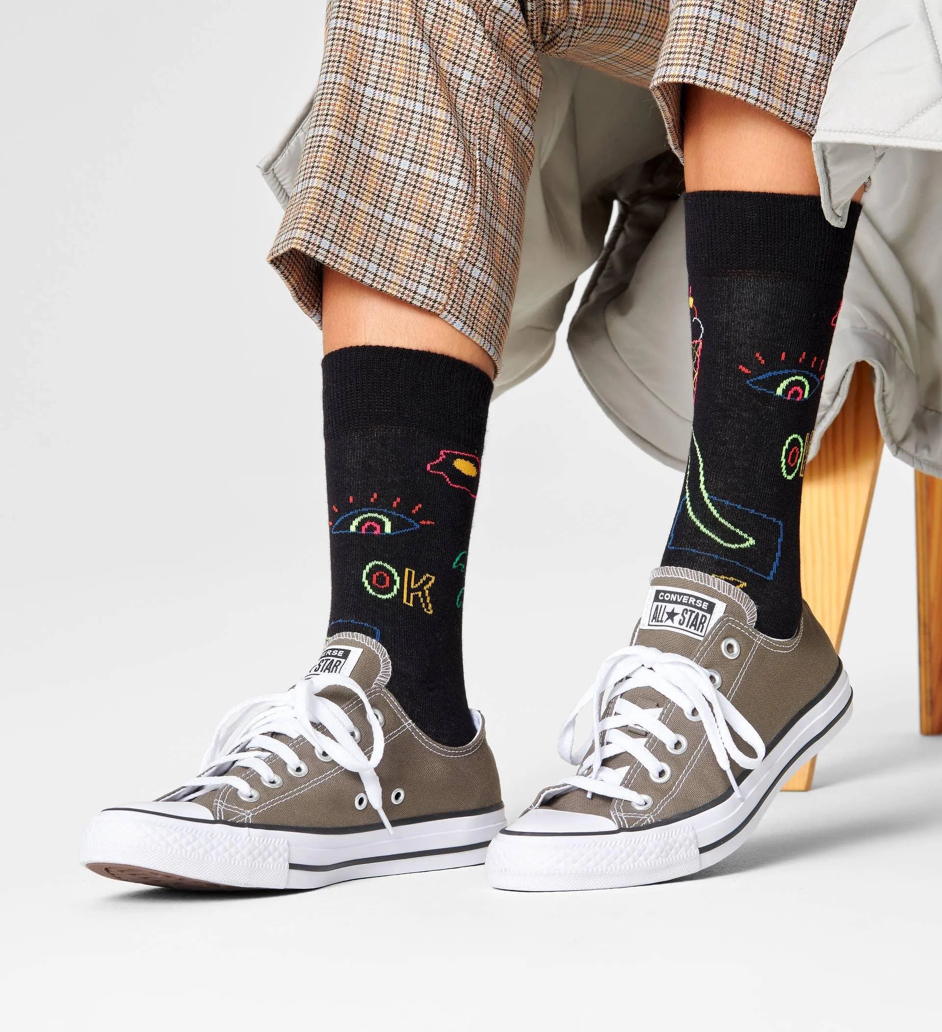 Calcetines Good Times - ECRU