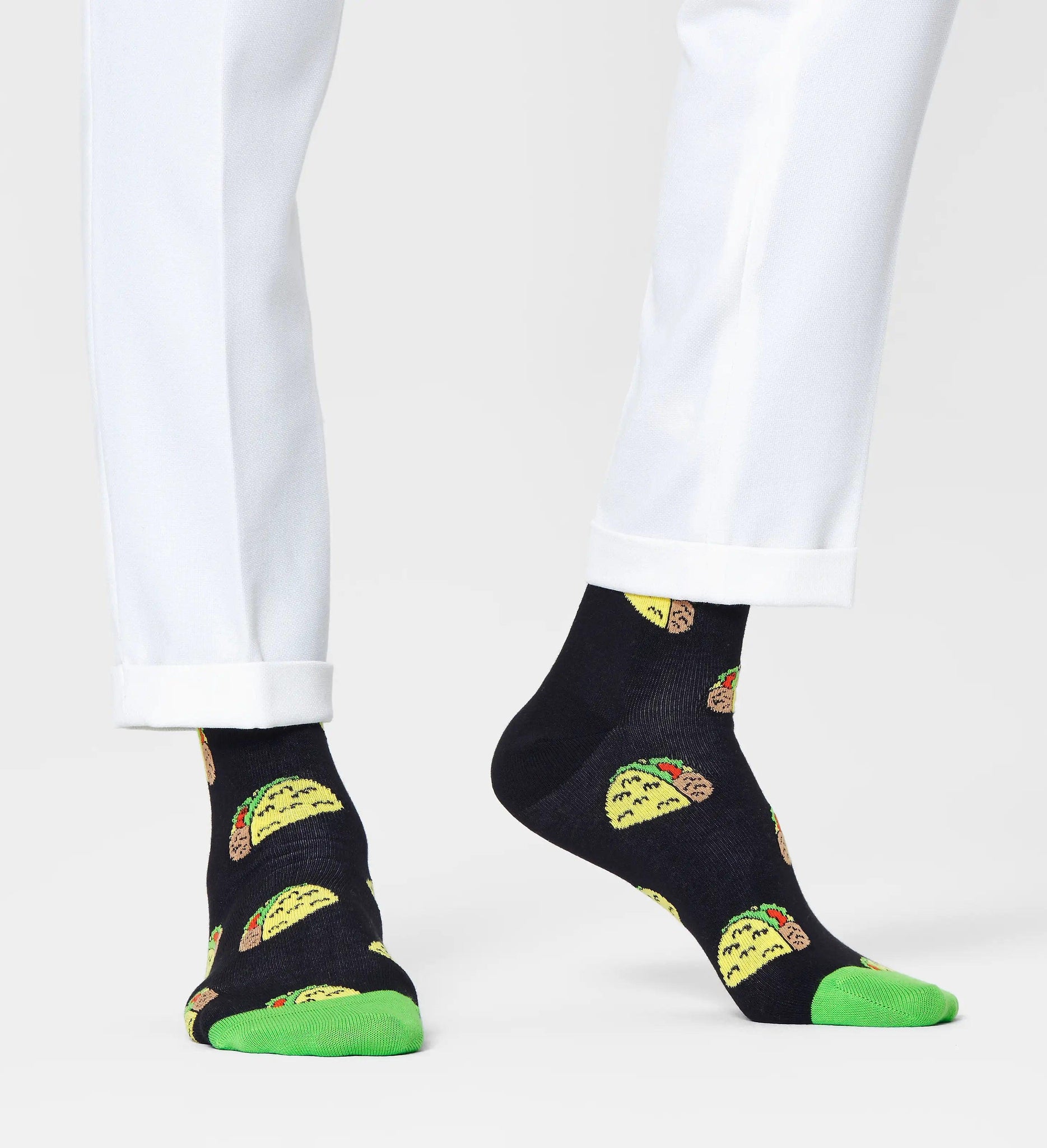 Calcetines Happy Socks Black Taco To Go - ECRU