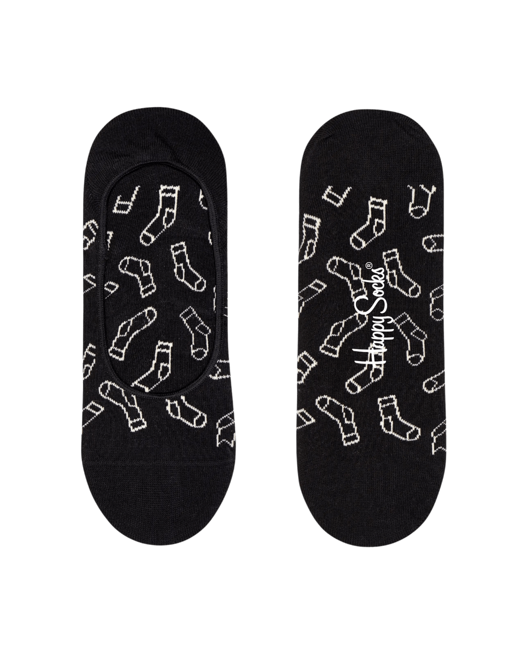 Calcetines Happy Socks Liner Black Socks - ECRU