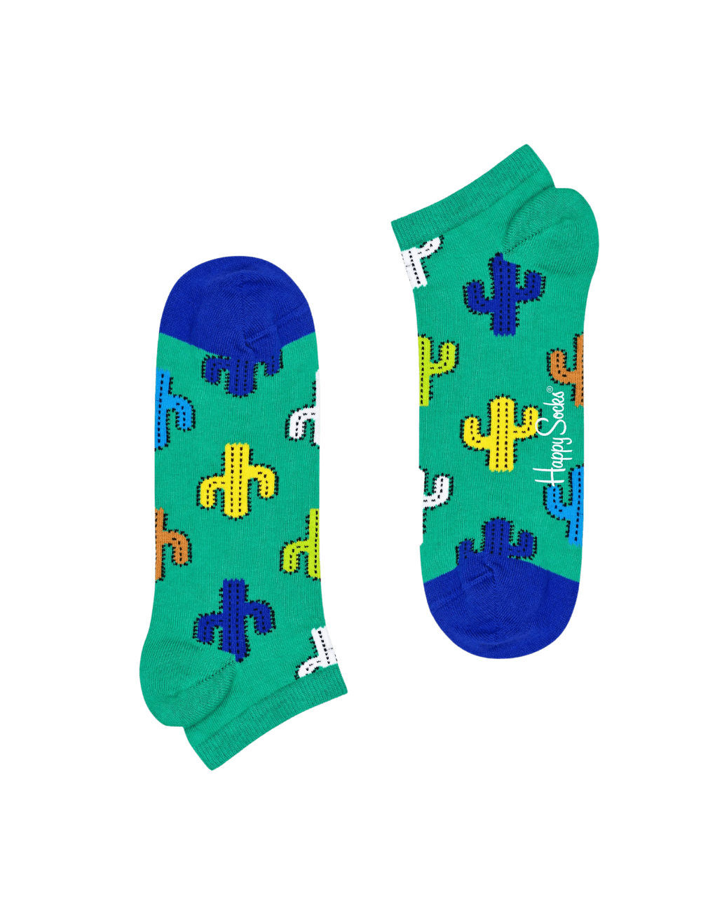 Calcetines Happy Socks Low Green Cactus - ECRU