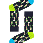 Calcetines Happy Socks Navy Beer - ECRU