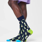 Calcetines Happy Socks Navy Beer - ECRU