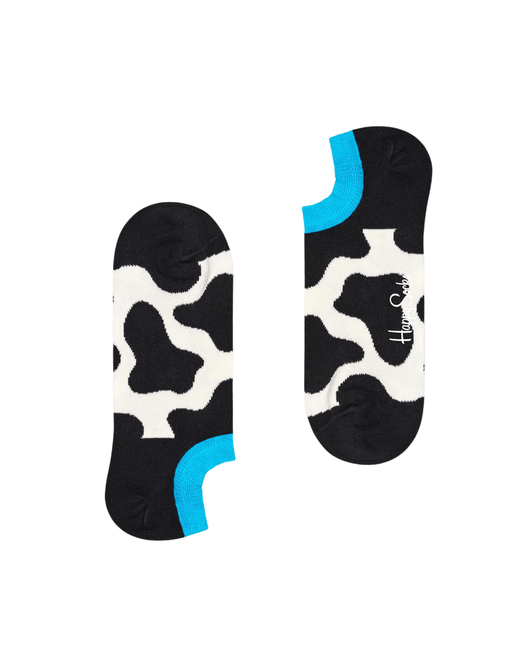 Calcetines Happy Socks No Show Black Cow - ECRU