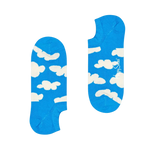 Calcetines Happy Socks No Show Light Blue Cloudy - ECRU
