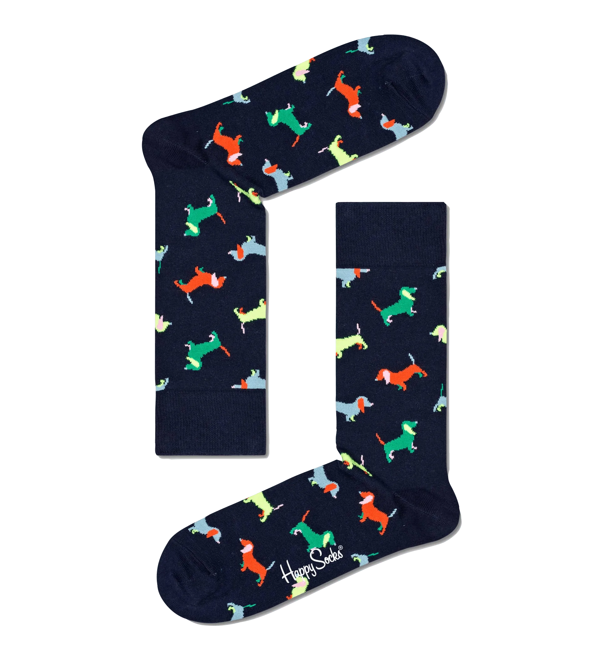 Calcetines Happy Socks Puppy Love Crew - ECRU