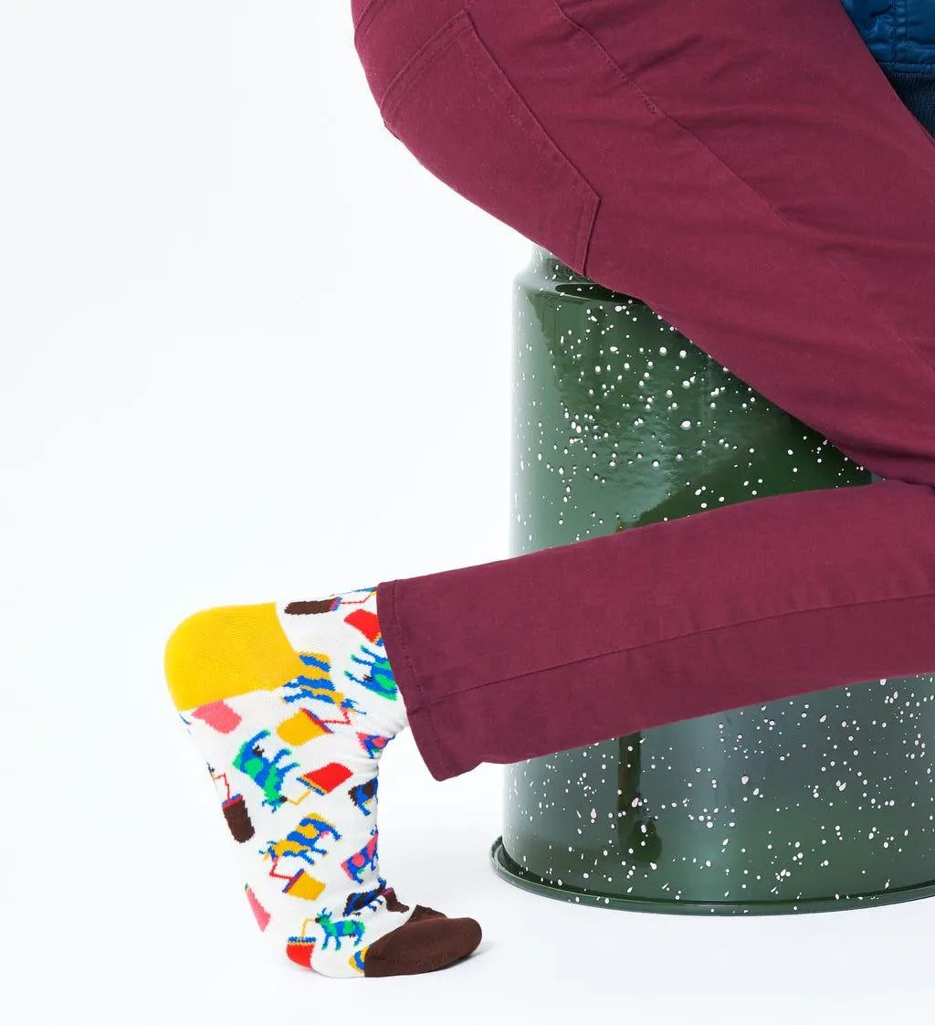 Calcetines Milkshake Cow - ECRU