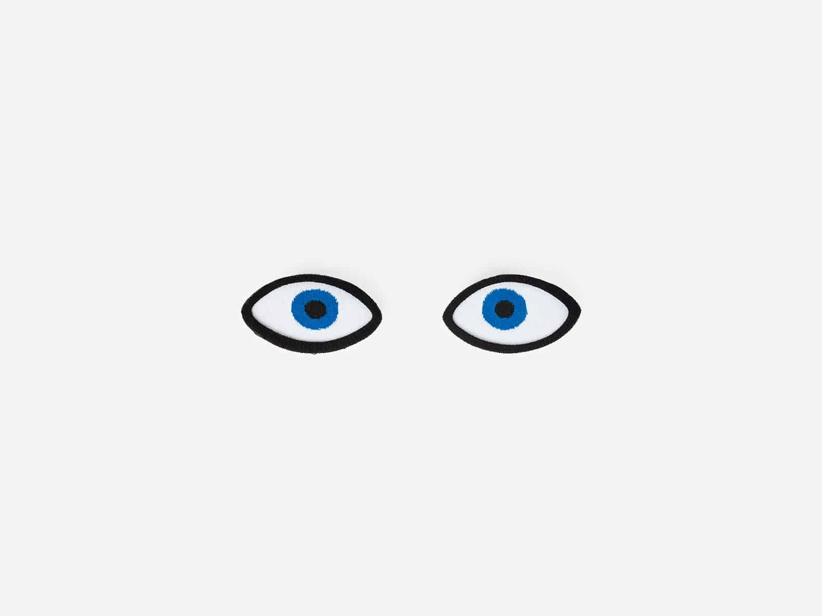 Calcetines Ojos Azules Eye - ECRU