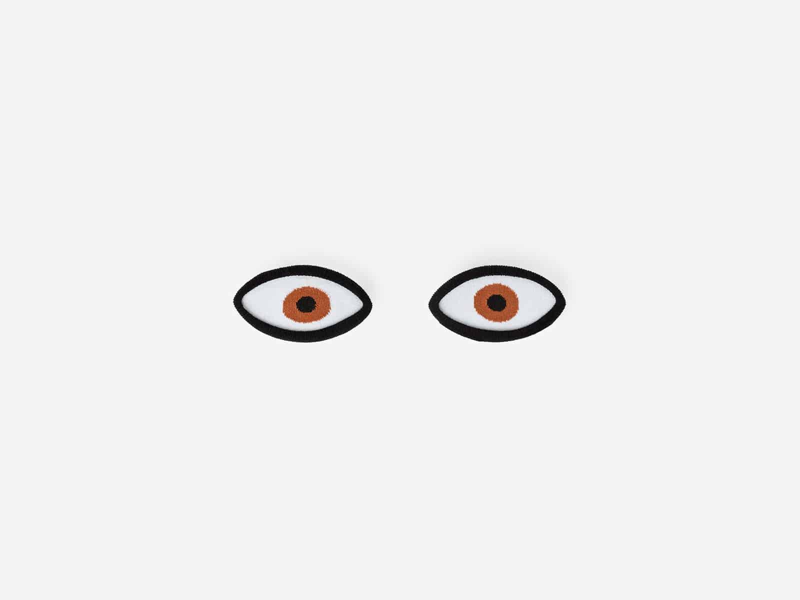Calcetines Ojos Marrones Eye - ECRU