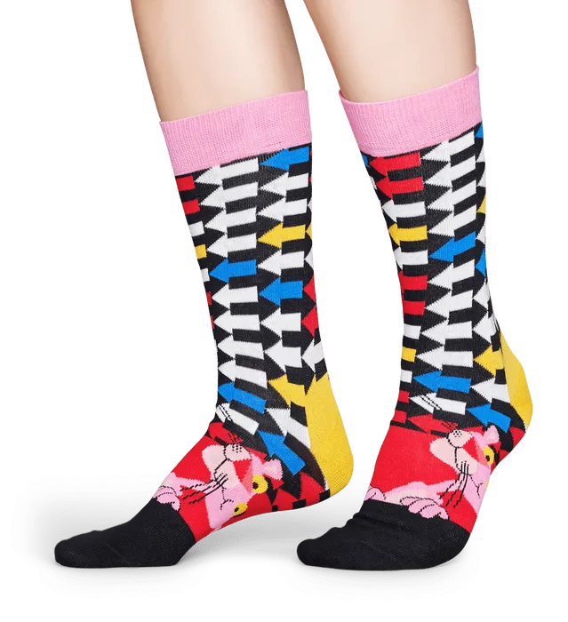 Calcetines Pantera Rosa Jet Pink - ECRU