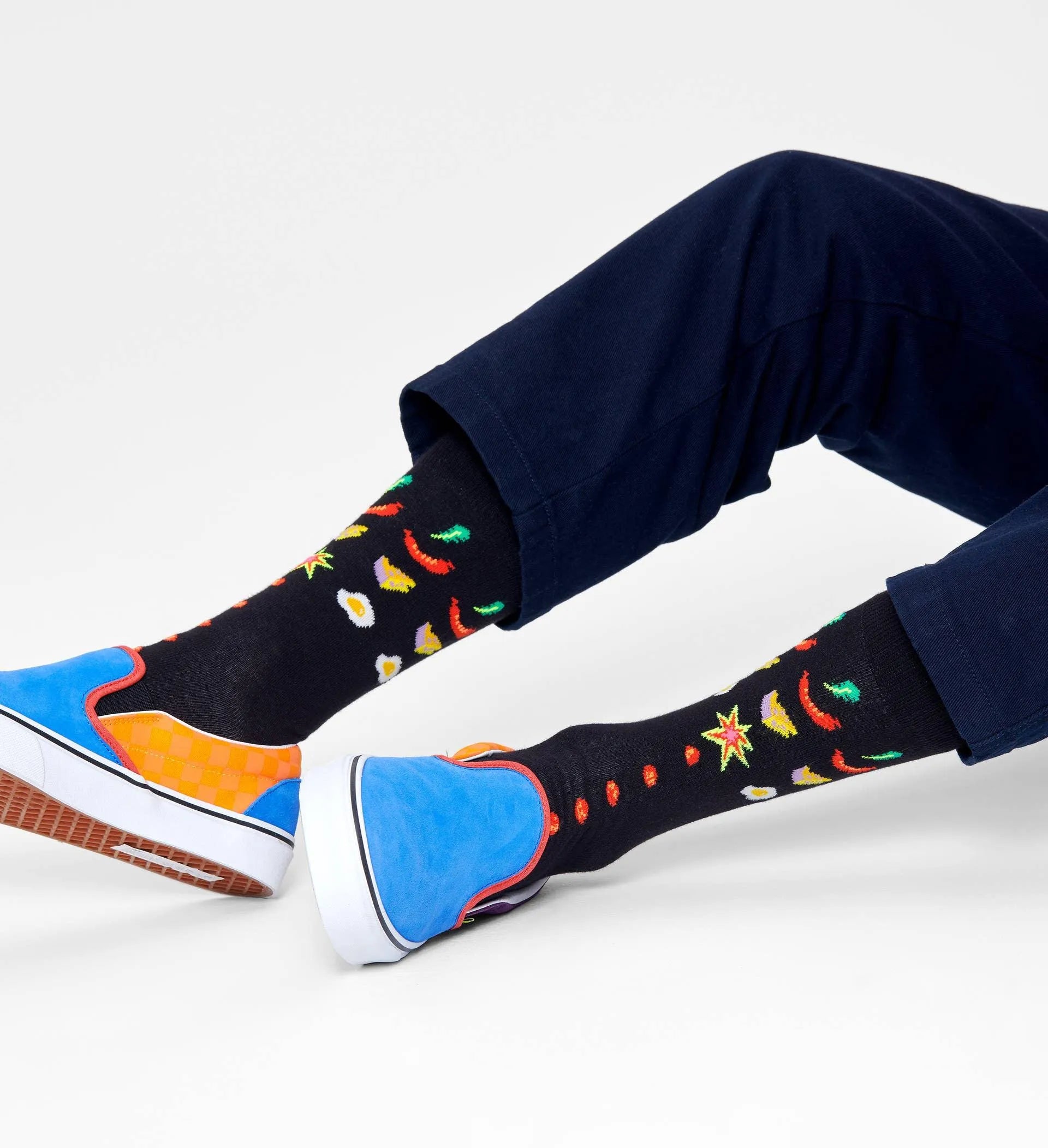 Calcetines Pizza Invaders - ECRU